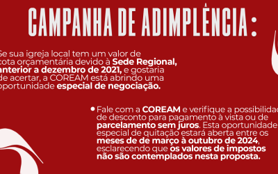 COREAM lança Campanha de Adimplência