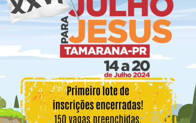 Primeiras 150 vagas preenchidas para o JPJ 2024