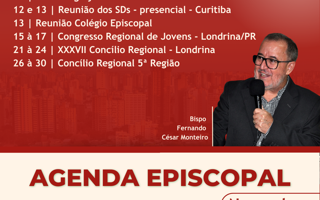 Agenda Episcoal: Novembro