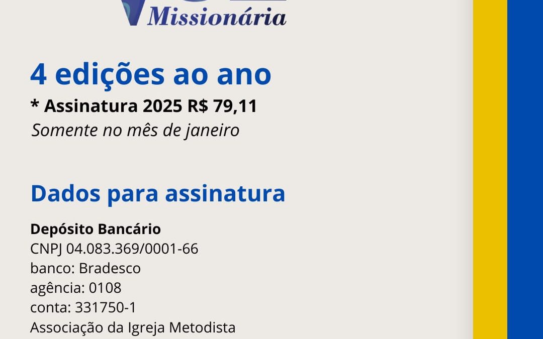 Renovação da Revista Voz Missionária