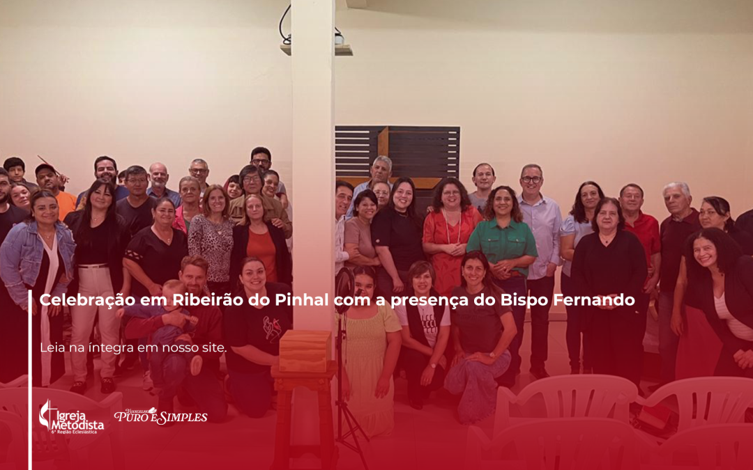 Celebração em Ribeirão do Pinhal com a presença do Bispo Fernando